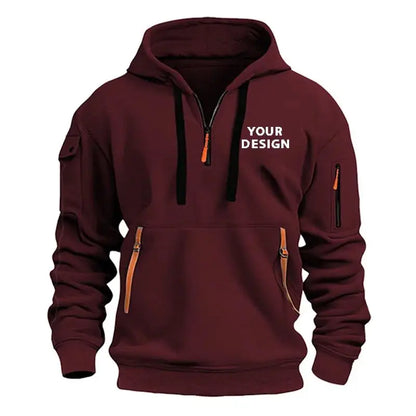 Men’s Casual Sleeveless Hooded Sweatshirt – Athletic Vest Pullover