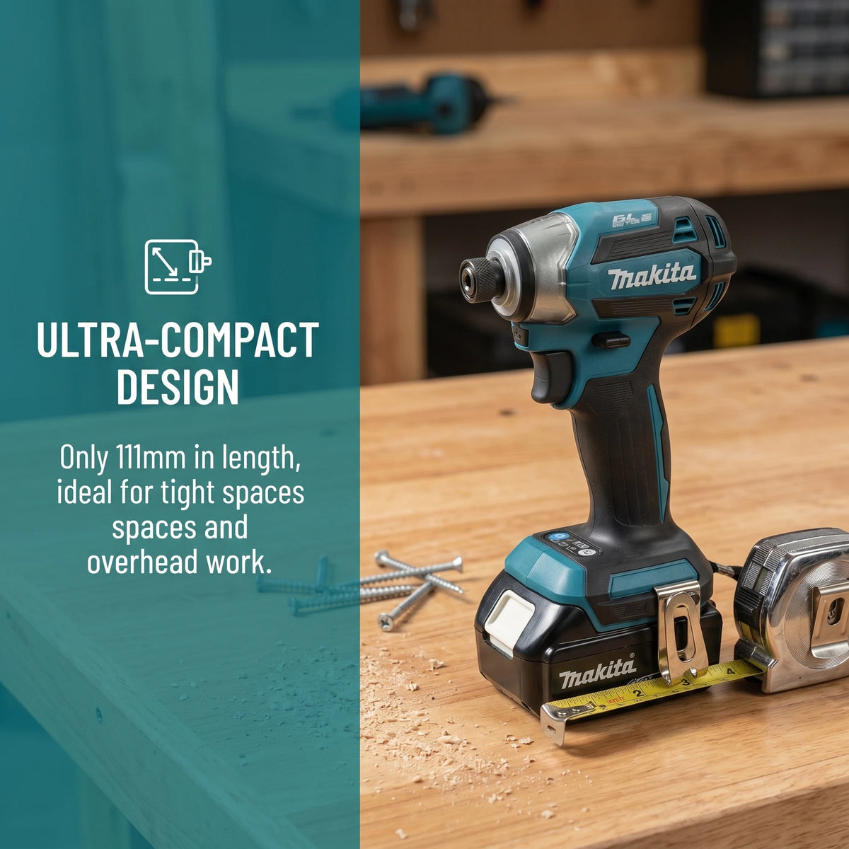 Makita DTD173 18V Cordless Brushless Impact Driver
