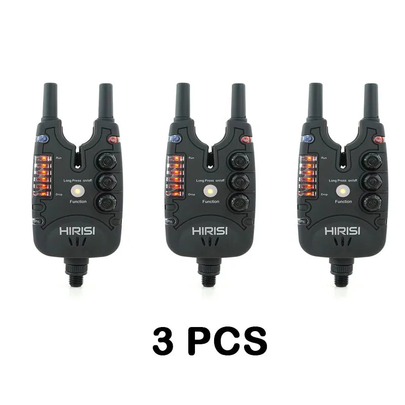 Hirisi Fish Bite Alarm with Adjustable Volume, Tone, Sensitivity & LED Indicator