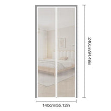 Zippered Pet Door Screen Door 80x200cm