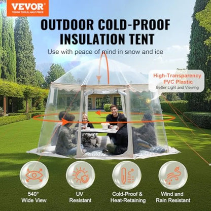 Upgraded Pop Up Bubble Tent with Simple Assembly