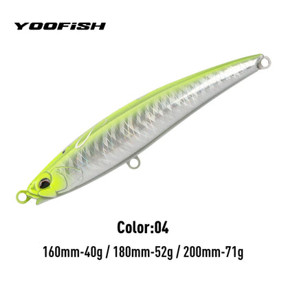 YOOFISH GT Floating Pencil Fishing Lures