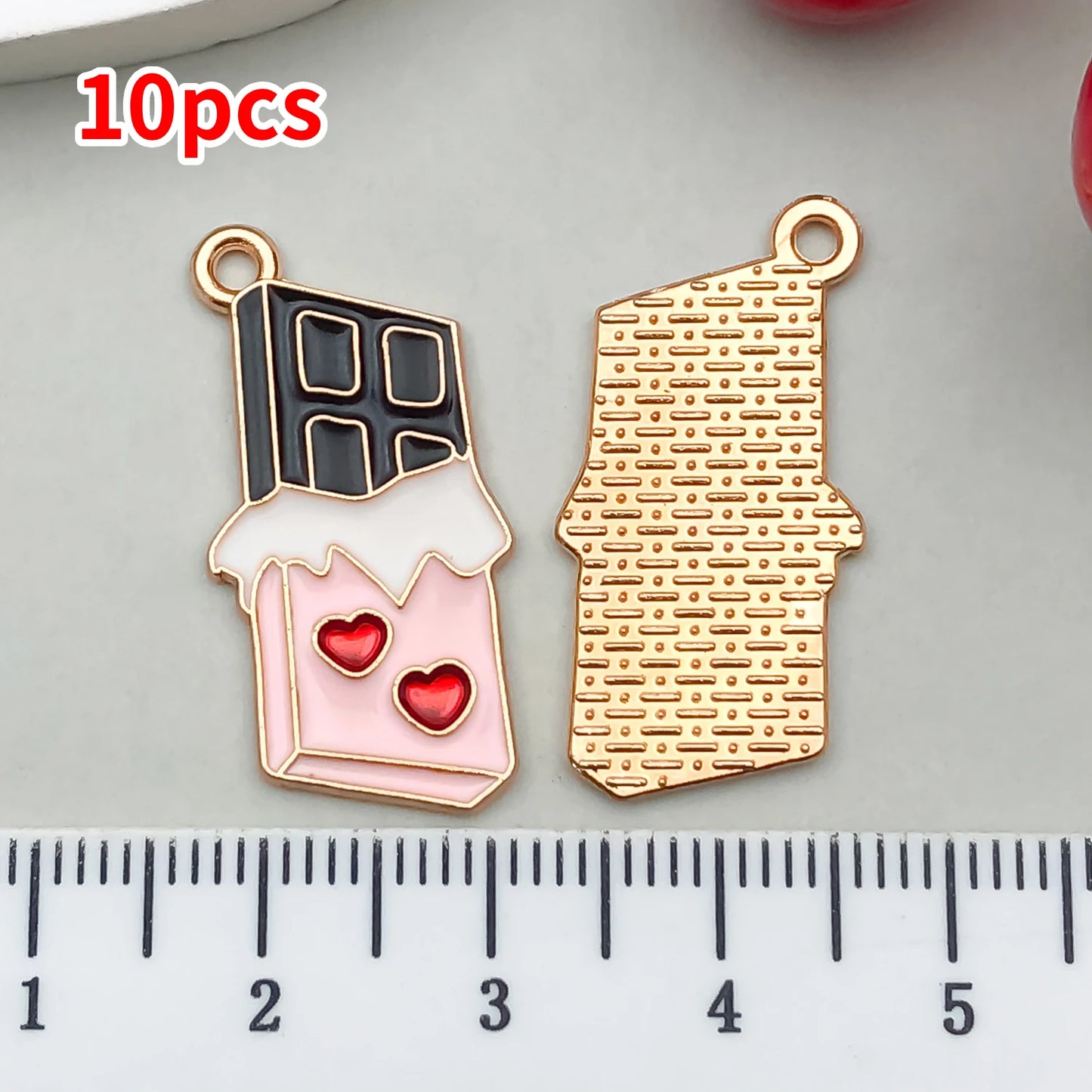 10-20 Piece Valentine's Day Mixed Alloy Flower Charms Set - DIY Jewelry Making Pendants