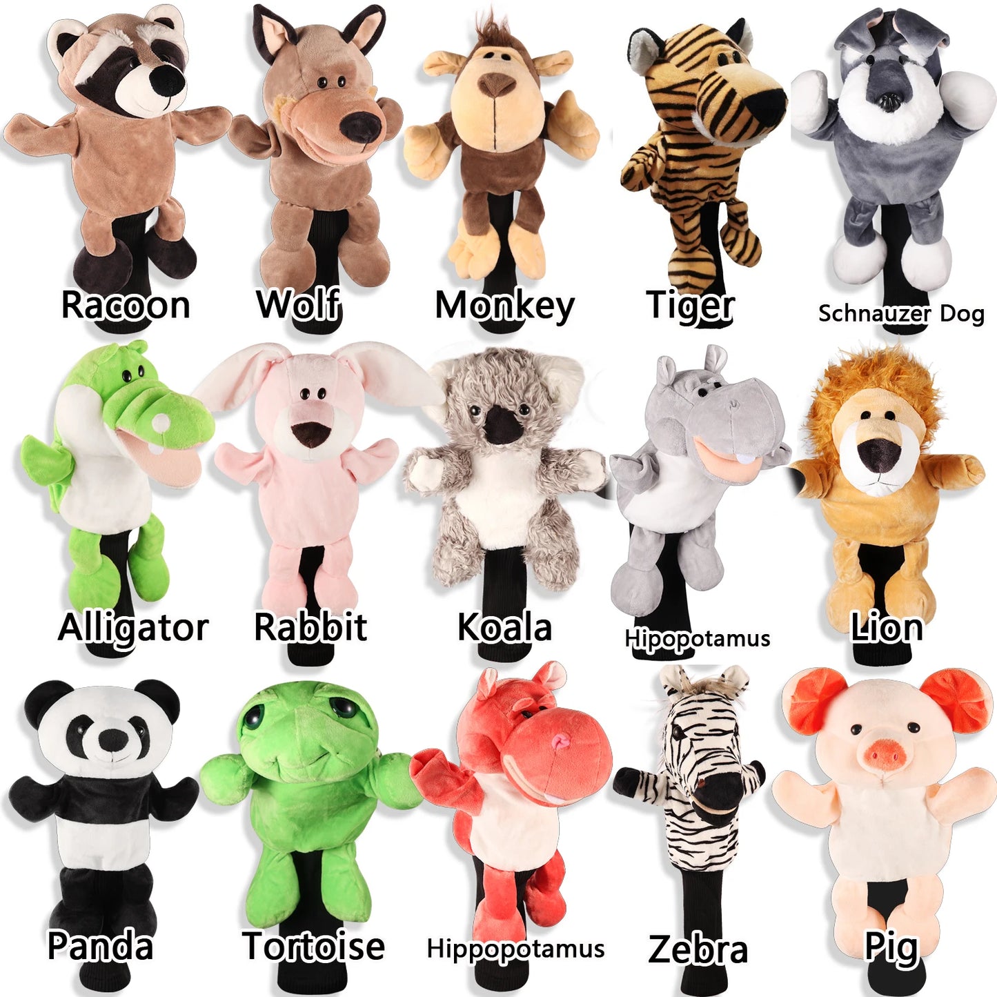 Animal Figure Golf Club Head Covers