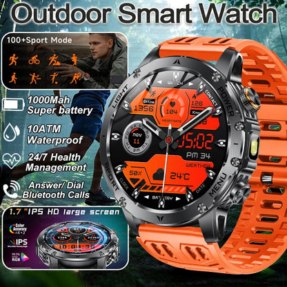 Military Smart Watch 1000Mah Battery