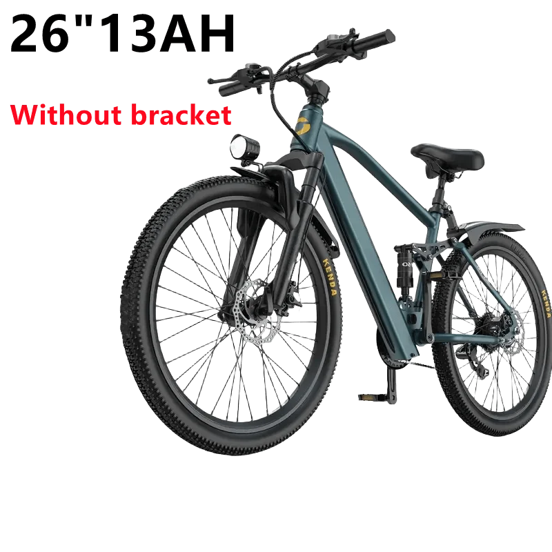 Electric Bicycle 36V Lithium Battery 500W Peak Motor 21-Speed Gear System - Eco-Friendly Transport