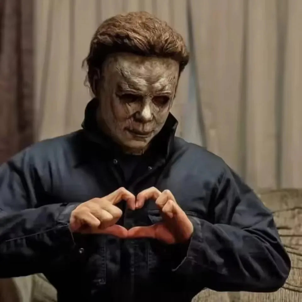 Realistic Michael Myers Horror Mask - Premium Halloween Cosplay Prop