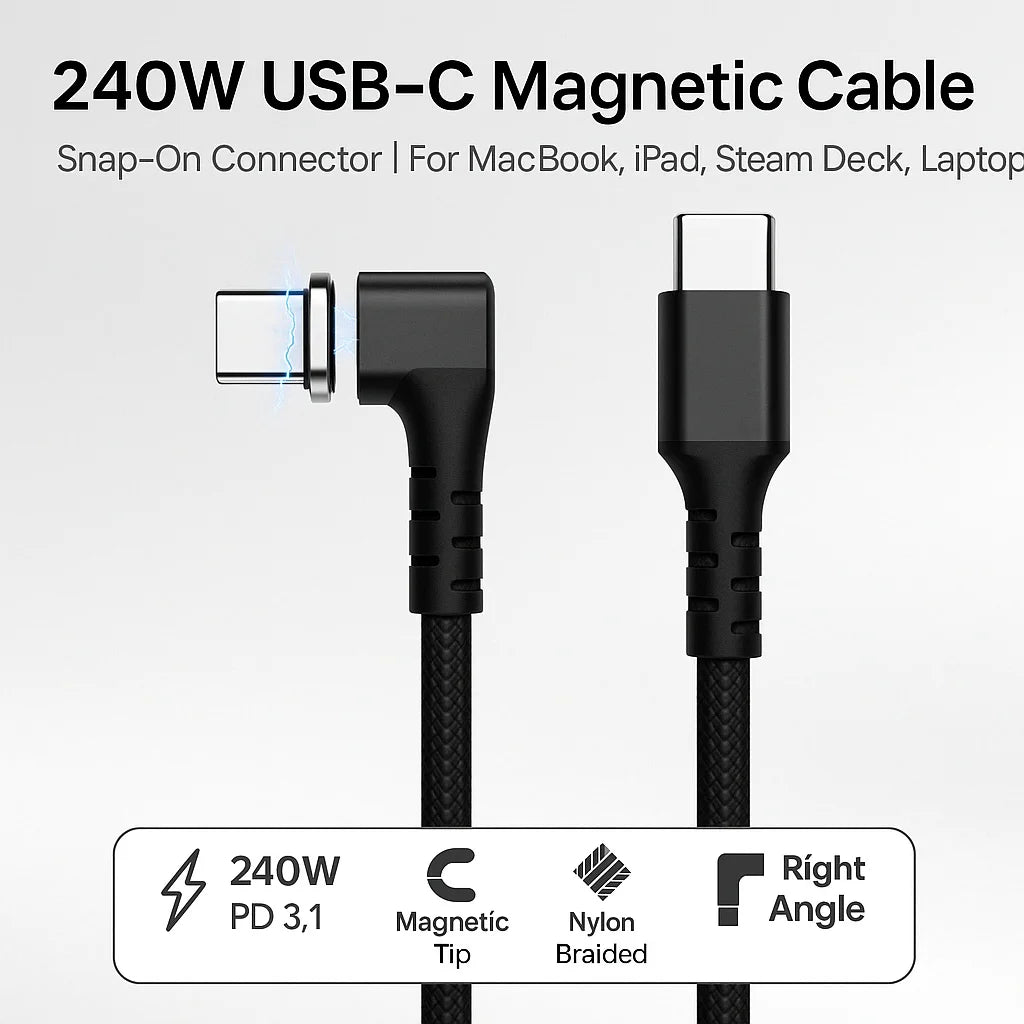 240W USB-C to USB-C PD 3.1 Ultra-Fast Charging Cable