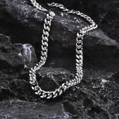 Vnox Steel Cuban Chain Necklace