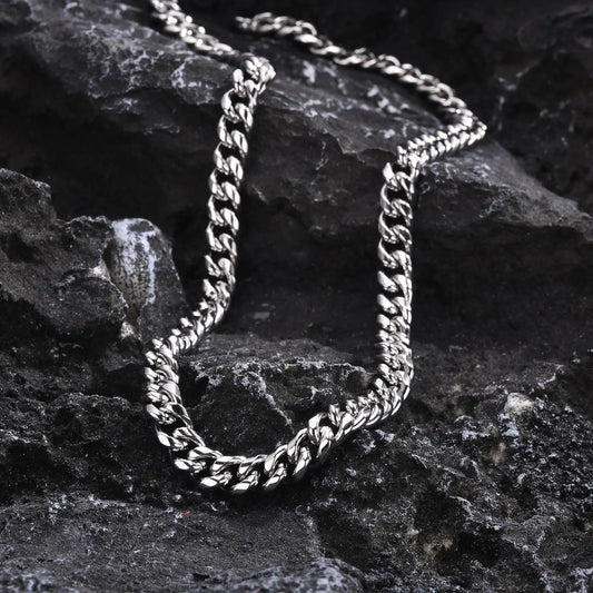 Vnox Steel Cuban Chain Necklace