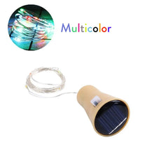 Solar Wine Bottle Led String Fairy Lights