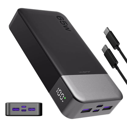 JUOVI J2931 65W 20000mAh Laptop Power Bank Fast Charging Portable Charger