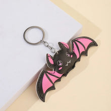 Halloween Cute Pink Bat Keychain