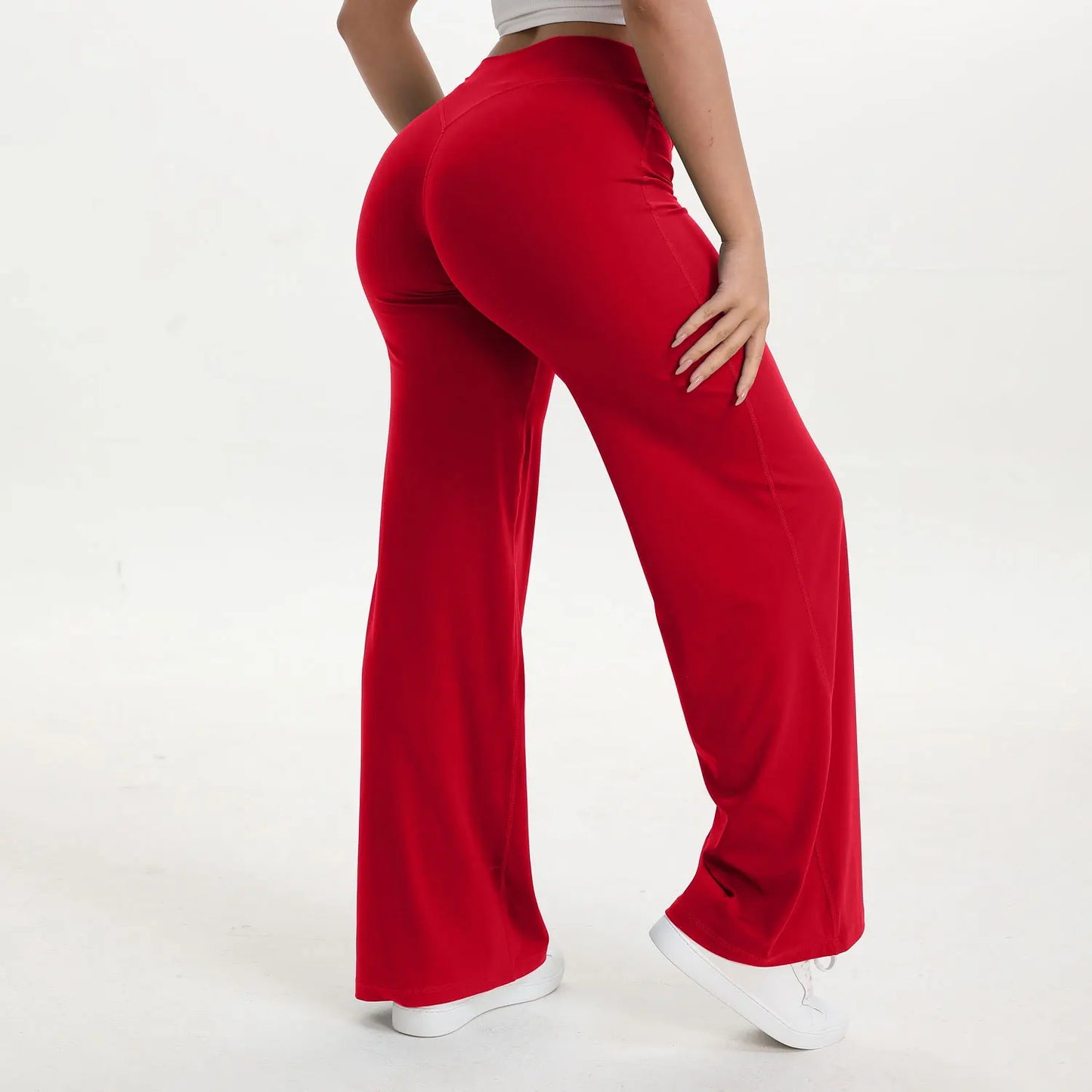 NCLAGEN Women’s Seamless Flare Yoga Leggings – High-Waist Butt Lifting Activewear