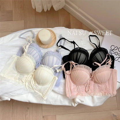 Wireless Lolita Bra Set