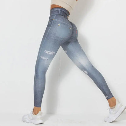 Rooftrellen Women's High-Waist Seamless Jeggings