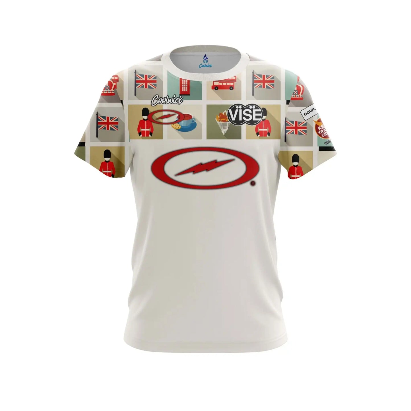 Storm Teal Graphic Performance Bowling Jersey