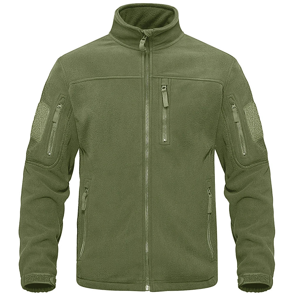 TACVASEN Men's Full-Zip Thermal Fleece Outdoor Jacket
