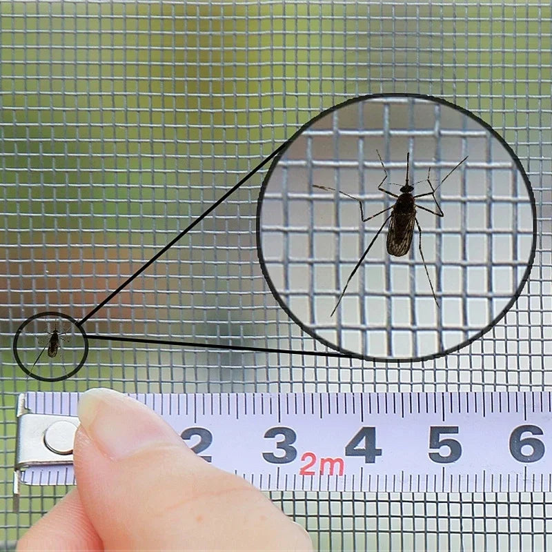Self-adhesive Zippered Window Screen