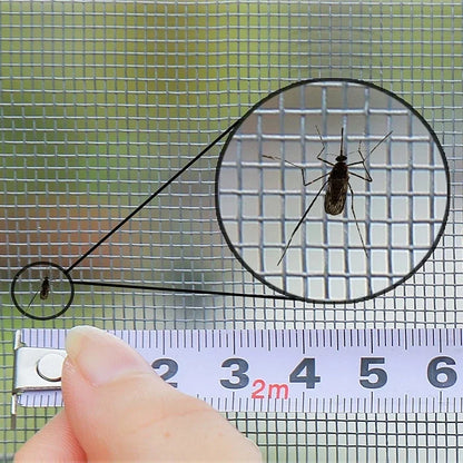 Self-adhesive Zippered Window Screen