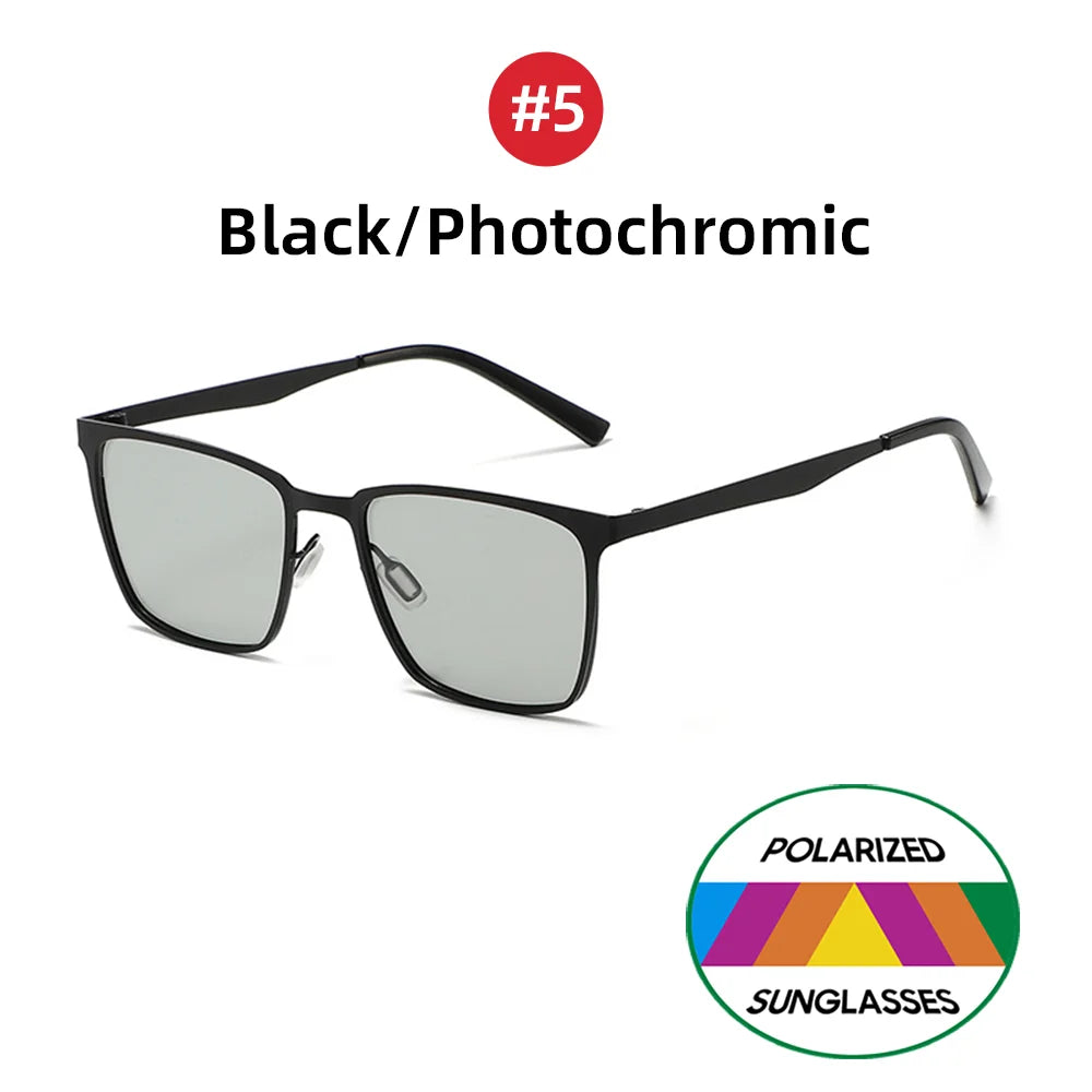 Classic Rectangle Polarized Sunglasses
