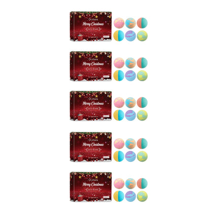 OceAura Festive Christmas Bath Bombs Gift Set