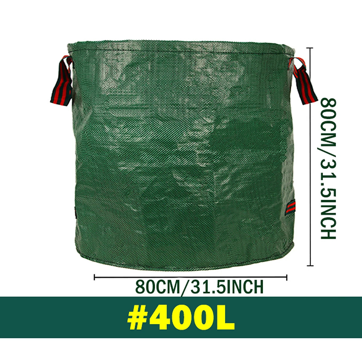 Heavy-Duty Reusable Garden Waste Bag – Waterproof Foldable Leaf & Debris Collector