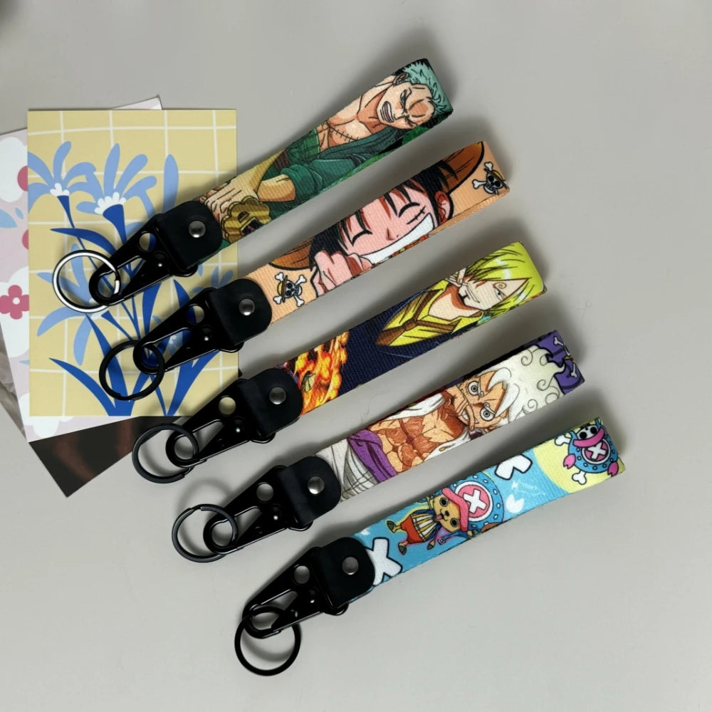 One Piece Anime Eagle Beak Keychain Lanyard & Badge Holder