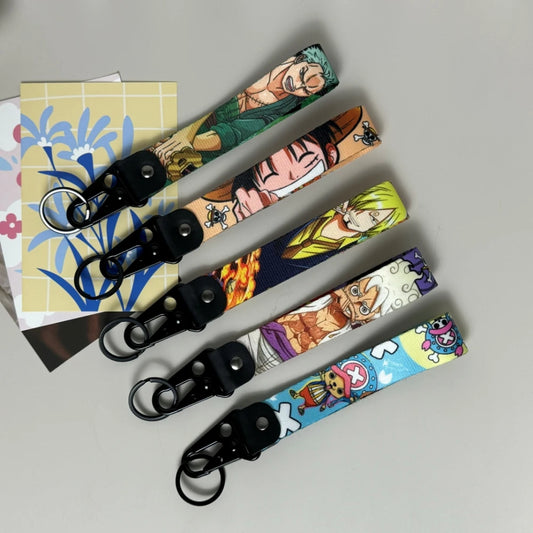 One Piece Anime Eagle Beak Keychain Lanyard & Badge Holder
