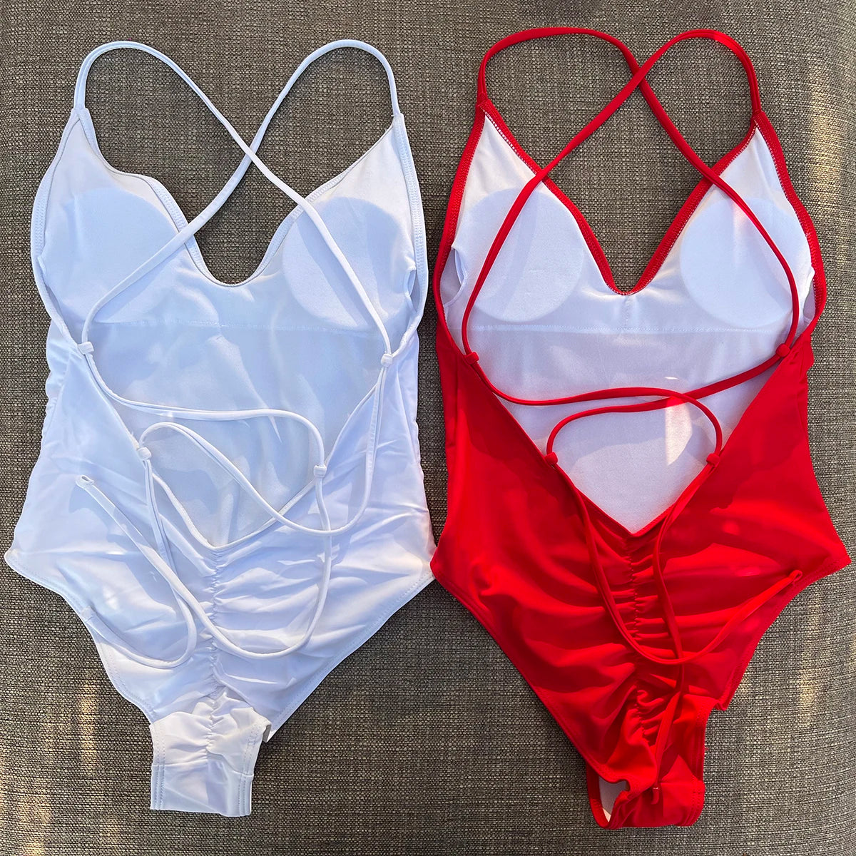 Padded One Piece Swimsuit Birthday Bathing Suit
