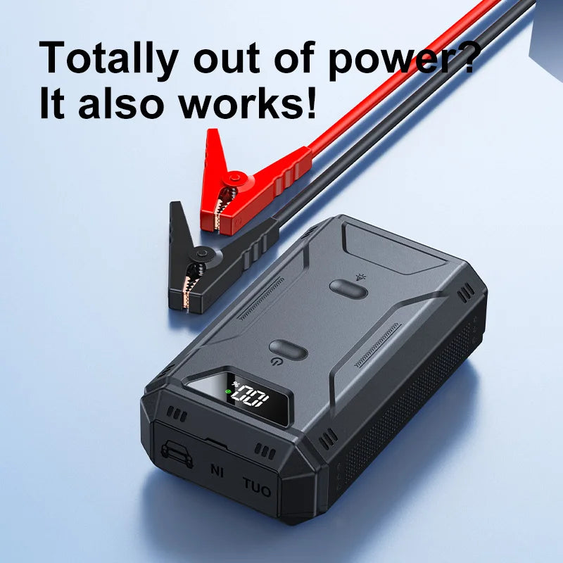 Portable 26800mAh Car Battery Jump Starter & Digital Power Bank