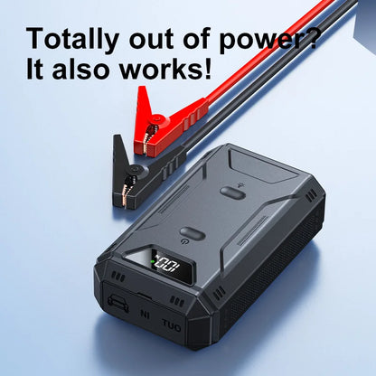 Portable 26800mAh Car Battery Jump Starter & Digital Power Bank