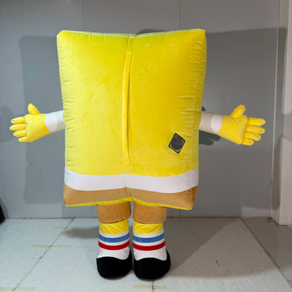 Inflatable SpongeBob SquarePants Mascot Costume - Adult Party & Event Outfit