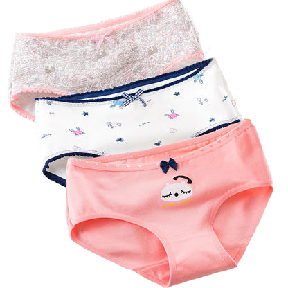 3Pcs Cotton Seamless Panties