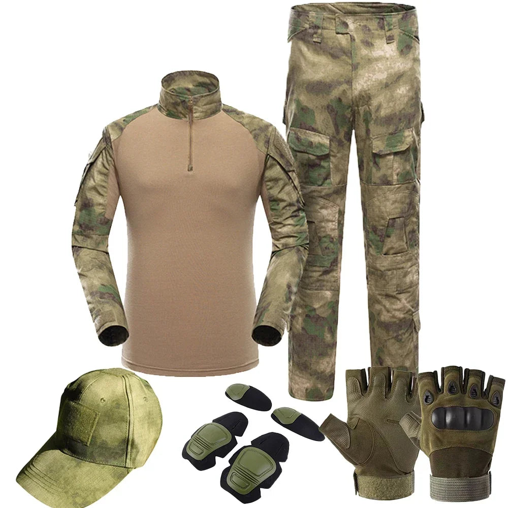 Men's Tactical All-Terrain Outdoor Uniform Suit Set