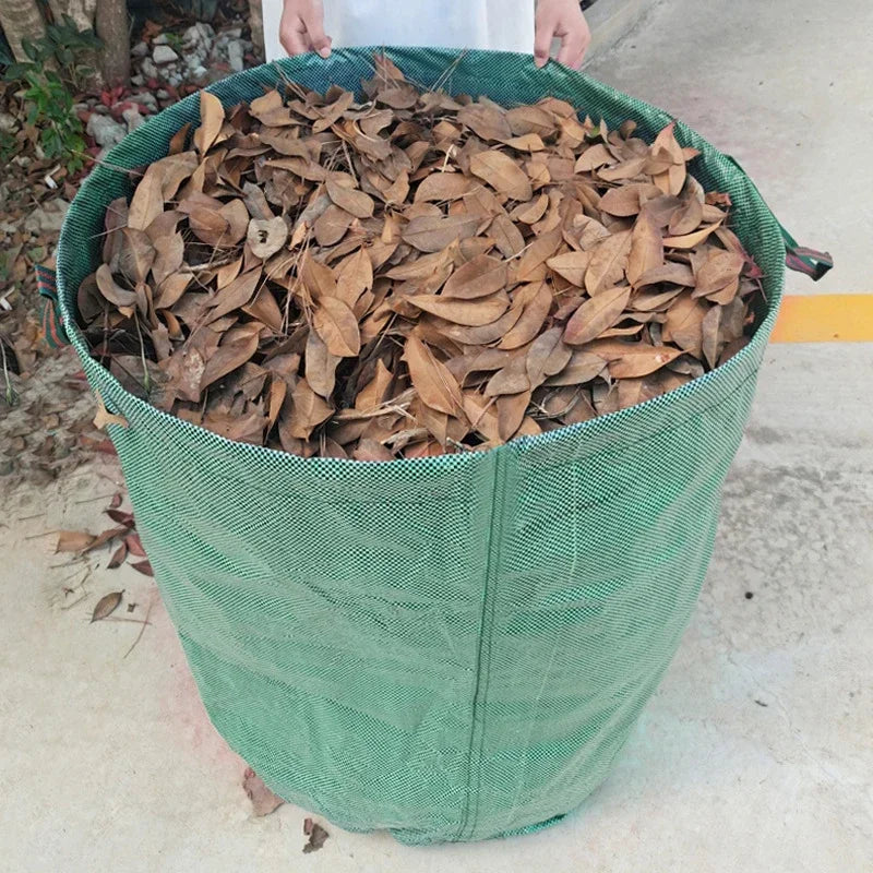 Heavy-Duty Foldable Garden Waste Bag – Large Capacity Waterproof Yard & Leaf Storage Bin (50L-500L)