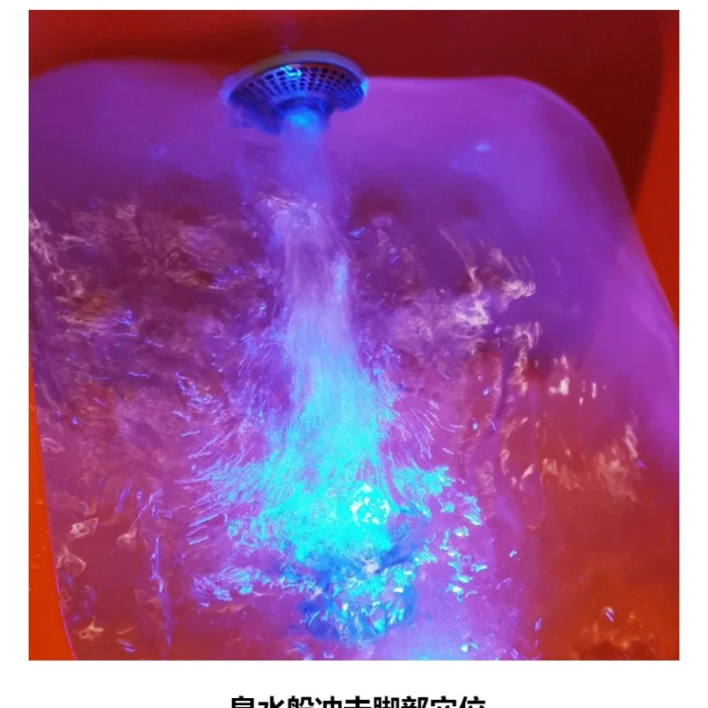 Portable Fiberglass Pedicure Washing Sink with Jet