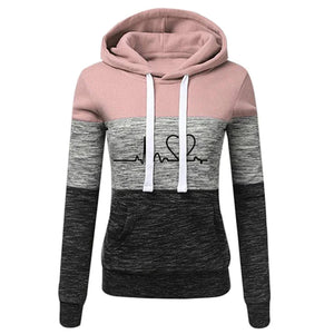 Hooded Sweatshirt Versatile Joggers Set