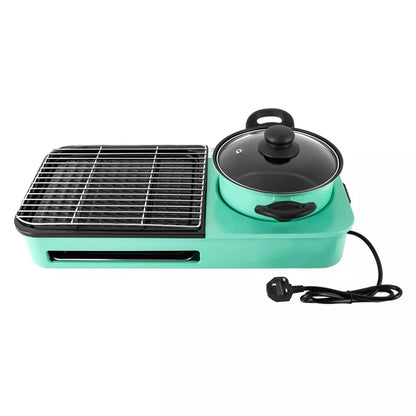 Multifunctional Electric Grills 3-in-1 Smokeless Korean BBQ Hot Pot