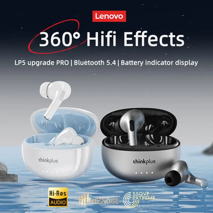 Lenovo LP5 Pro Wireless Bluetooth 5.4 TWS Earbuds