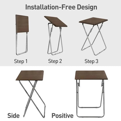 25" Portable Folding TV Tray Table