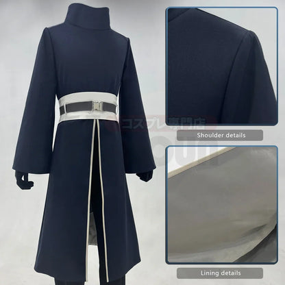 HOLOUN Anime Uchiha Obito Cosplay Costume Set - Coat, Elastic Pants, Belt, Gloves