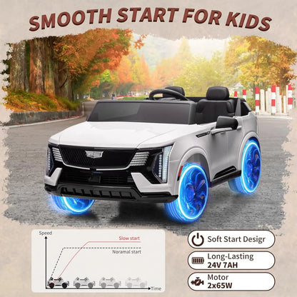 24V Ride On Electric Vehicle With Remote Control, 2 Seater