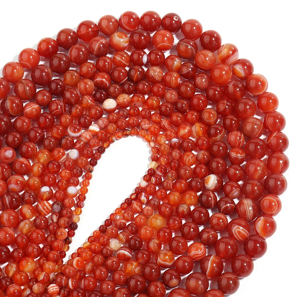 Natural Stone Jade Loose Spacer Beads for DIY Jewelry