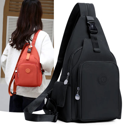 Large Capacity Nylon Crossbody Bag