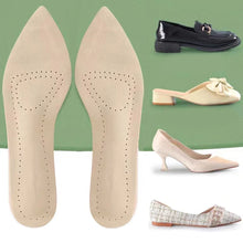 Leather Self-adhesive Insoles for Women High-heels