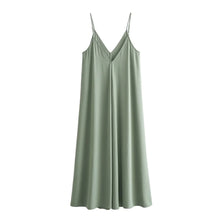 Black Slip Long Dress