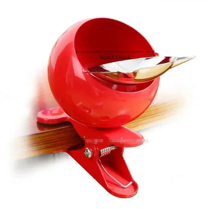 Clip-On Metal Ashtray with Flip Lid
