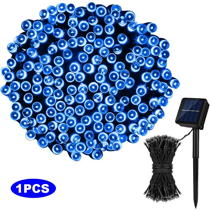 Outdoor Solar String Lights (100 LED / 8 Lighting Modes)