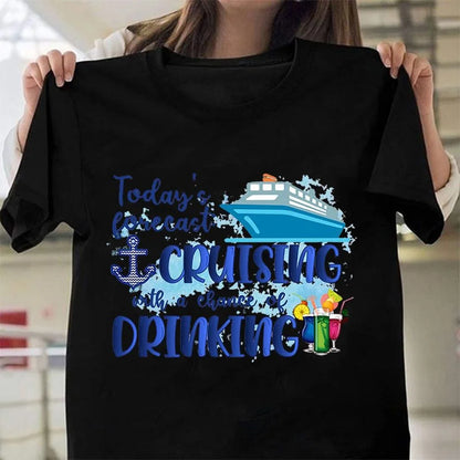 Unisex Casual Cruise Graphic T-Shirt – Short Sleeve Vacation Tee